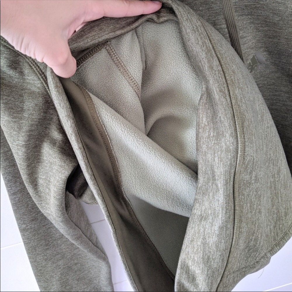 Adidas Climawarm Post Game Climawarm Hoodie Green View 5